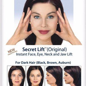 Neck and Eye Lift (Dark Hair) Facelift Tapes & Bands Secre…